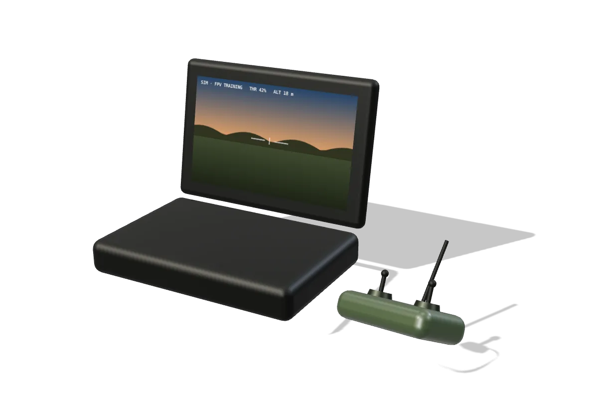 Portable Drone Simulator, Field Training System
